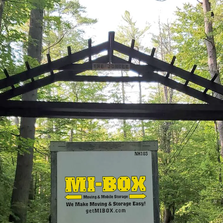 MI-BOX container delivered to a seasonal camp in New Hampshire