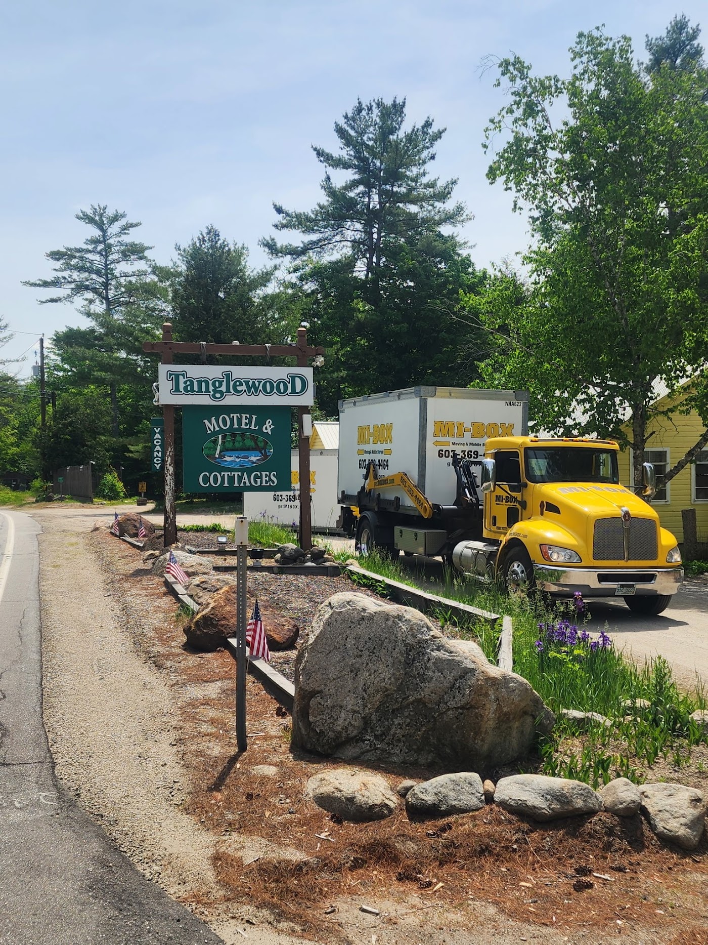 MI-BOX commercial portable storage container at Tanglewood in Madison, NH