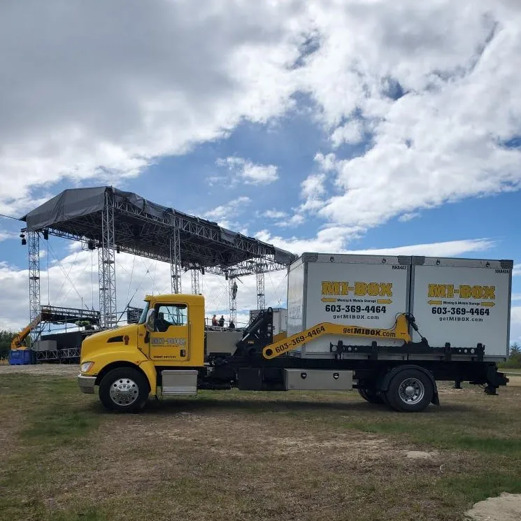 MI-BOX event storage containers at Northlands in Swanzey near Keene NH