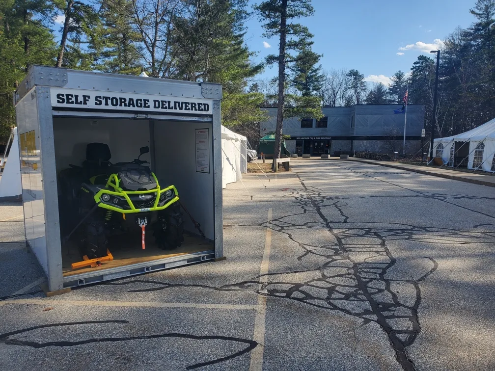 MI-BOX portable storage container at NH Fish and Game in Concord NH