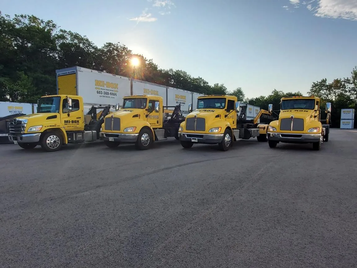 MI-BOX portable storage delivery truck fleet in New Hampshire