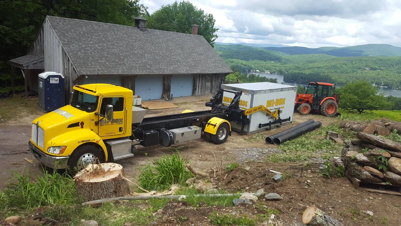 MI-BOX residential portable storage delivery in scenic New Hampshire