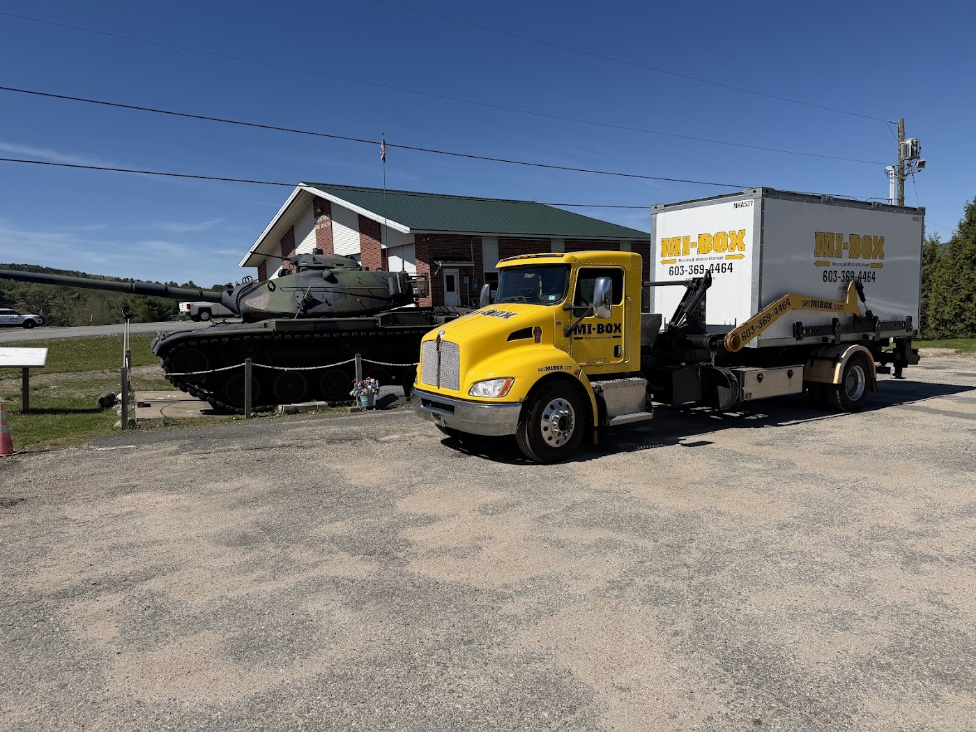 MI-BOX portable storage at the Whitefield VFW, NH